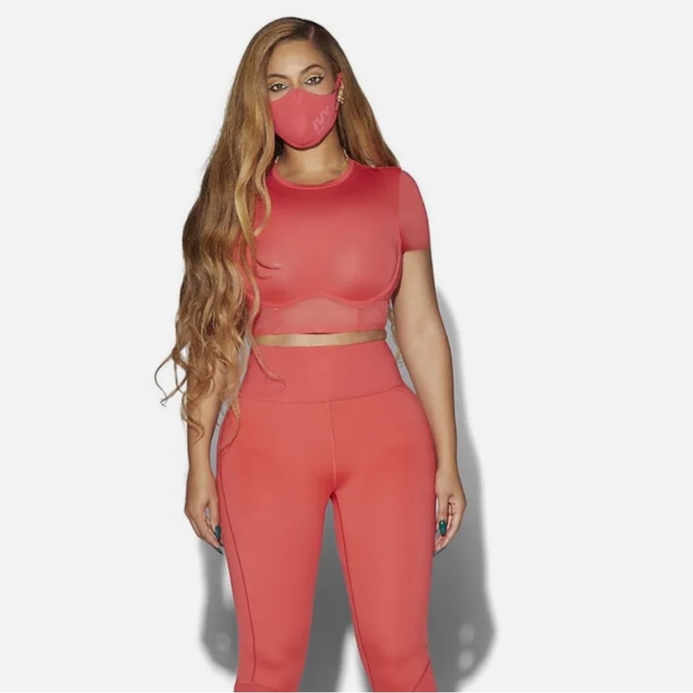 IVY PARK Corset Top in Real Coral, NWOT, size M - Picture 3 of 13